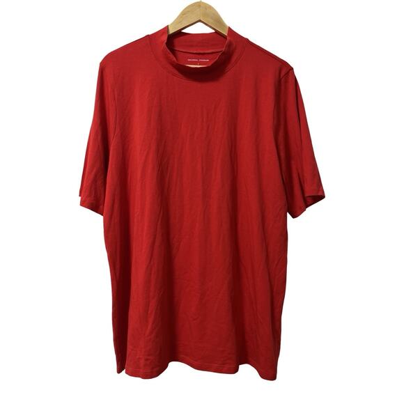 Universal Standard Modern Mock Neck Tee Shirt Size L / US 3X Red Capsule NWT - Picture 1 of 6